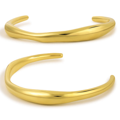 Fashion Irregular 999 Sterling Silver Torque Choker Electroforming - RustyStudioUSA