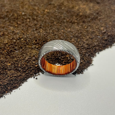 Simple Damascus Twisted Ring - RustyStudioUSA