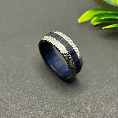 Damascus Ring For Man Ring For Women Damascus Ring For Him Male Ring Promise Ring For Men Engagement Ring For Women Damascus Steel Rings - RustyStudioUSA