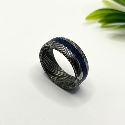 Damascus Ring For Man Ring Woman Wedding Ring Man Promise Ring Damascus Steel Ring Man Ring Wood Ring Women Engagement Ring Man Wedding Band - RustyStudioUSA