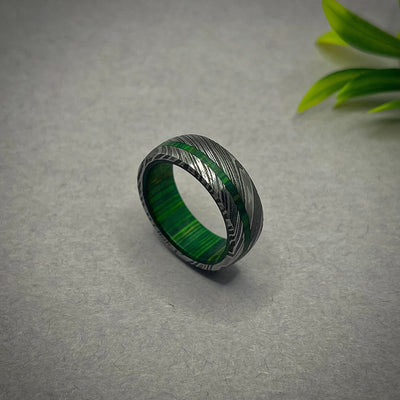 Damascus Ring Gift Handmade Damascus Ring Engagement Ring Man Wedding Ring Men Promise Ring Wedding Band Unisex Rings Damascus Steel Jewelry - RustyStudioUSA