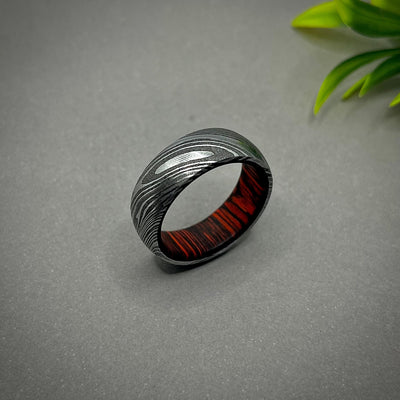 Damascus Ring Men, Damascus Ring, Mens Wedding Ring, Mens Ring, Damascus Steel Ring, Damascus Steel Bands, Damascus Steel Rings, Women Rings - RustyStudioUSA