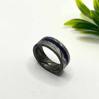 Damascus Ring Men Damascus Ring Mens Wedding Ring Mens Ring Damascus Steel Ring Damascus Steel Bands Women Wedding Rings Promise Women Rings - RustyStudioUSA
