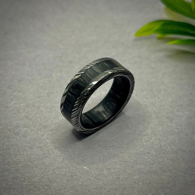 Damascus Ring Men, Damascus Ring, Mens Wedding Ring, Mens Ring, Damascus Steel Ring, Damascus Steel Bands, Damascus Steel Rings, Women Rings - RustyStudioUSA