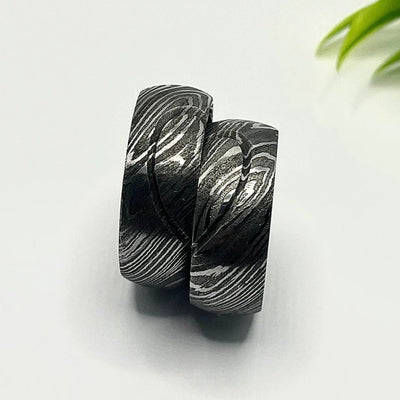 Couples Ring Damascus Ring for Couples Wedding Ring Marriage Ring Anniversary Ring Promise Ring Damascus Steel Couple Rings for Couples